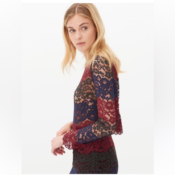 Sandro Lace Blouse + Skirt set - Picture 4 of 9